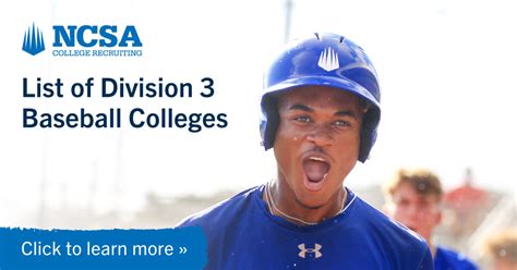 best division 3 baseball colleges